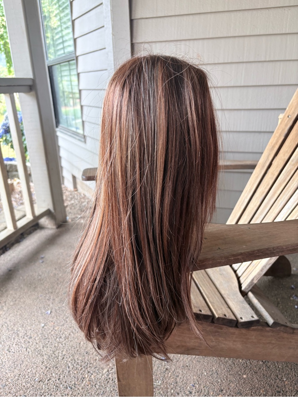 22” Women's Wig in Hazelnut Brown color blend. *Free Shipping* - Picture 13 of 15